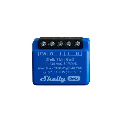 Shelly Mini 1 Gen 3 relais WIFI pour Domotique